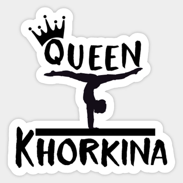 Queen Khorkina Sticker by Gymnovosti